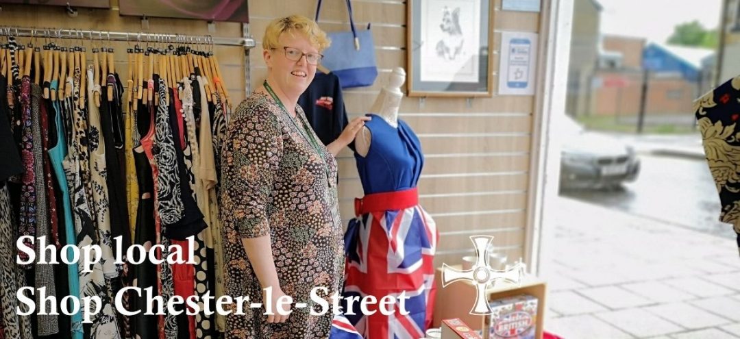 Our social media cover star: Amy at St Cuthbert's Hospice Shop Chester-le-Street